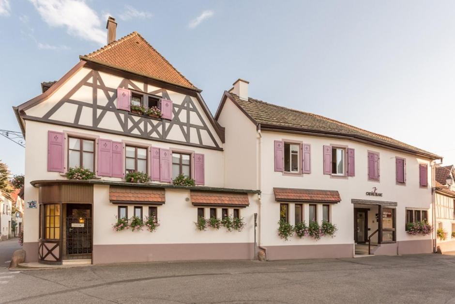 Auberge Du Cheval Blanc Depuis 1785 Westhalten ภายนอก รูปภาพ
